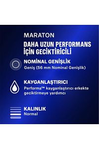 Maraton 30'lu Geciktiricili Prezervatif ürün fotoğrafı