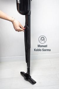 Pratıc-s P1200 Toz Torbasız Dikey Süpürge Siyah ürün fotoğrafı