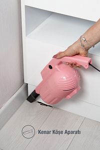 Pratıc-s P1200 Toz Torbasız Dikey Elektrik Süpürgesi Pembe ürün fotoğrafı
