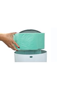 16l Çöp Kutuları Ile Uyumlu 2250 Bebek Bezi Kapasiteli 3 Paket Yerli Çöp Poşeti Pudra Kokulu ürün fotoğrafı
