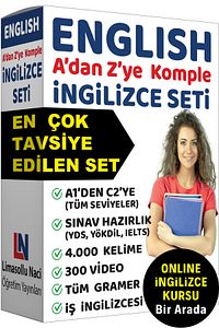 Ingilizce Eğitim Seti, Ingilizce Kitap, Gramer 4000 Kelime Öğrenme 300 Video, Yds, Yökdil Toefl, Lgs ürün fotoğrafı