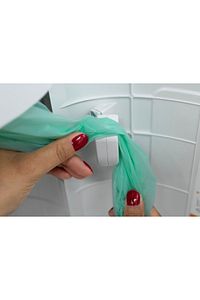16l Çöp Kutuları Ile Uyumlu 2250 Bebek Bezi Kapasiteli 3 Paket Yerli Çöp Poşeti Pudra Kokulu ürün fotoğrafı