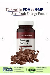 ENERGY FOCUS Kore Ginsengi İçeren Yumuşak Kapsül Takviye Edici Gıda ürün fotoğrafı