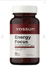 ENERGY FOCUS Kore Ginsengi İçeren Yumuşak Kapsül Takviye Edici Gıda ürün fotoğrafı