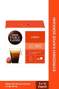 Dolce Gusto Lungo Kahve 16 Kapsül ürün fotoğrafı