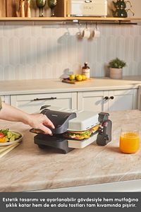 Future Essential Tost Makinesi Matte Krem 1800 W 4 Dilim Kapasiteli ürün fotoğrafı