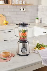 Inox 1.5 Lt Cam Hazneli Smoothie Blender ürün fotoğrafı