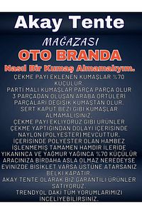 Tüm Araçlara Uyumlu Olarak Dikilir Oto Branda Yazlık Amerikan Bezi Türü ürün fotoğrafı