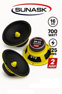 Bm Audio Sn-65 700 Watt 125 Rms 16 Cm Midrange Hoparlör 2 Adet Amfi Uyumludur Yerli Üretim ürün fotoğrafı