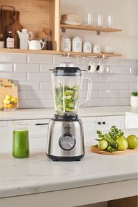 Inox 1.5 Lt Cam Hazneli Smoothie Blender ürün fotoğrafı