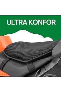 Mt25 - R25 - Pulsar Motosiklet Airfile Konfor Sele, Mevsimlik Terletmez 3 Katmanlı Visco Süngerli ürün fotoğrafı