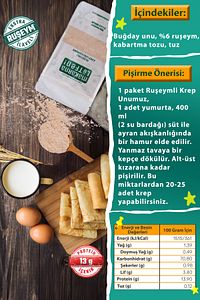 Ruşeymli Krep Unu Karışımı (KATKISIZ-177 GRAM) ürün fotoğrafı