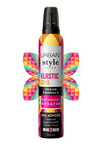 Style Guide Elastic Curl Doğal Görünüm Sağlayan Saç Köpüğü-esnek Tutuş-vegan -200 ml ürün fotoğrafı