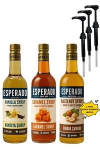 Şekersiz Sugar Free Vanilya*karamel*fındık Aromalı Kahve Şurubu 750 Mlx3 Adet ürün fotoğrafı