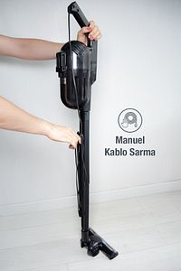 Pratic Aır Power P 1250 Siyah Torbasız Dönebilen Turbo Başlıklı Dikey Süpürge ürün fotoğrafı