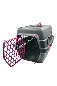 Kedi,tavşan,köpek Taşıma Kafesi Puseti (PEMBE VEYA KIRMIZI BOX) 49*30*34 Cm ürün fotoğrafı