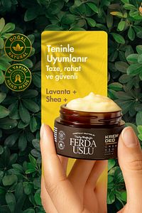 %100 Doğal Florayı Destekleyici Krem Deodorant - Shea, Kakao Hindistan Cevizi Yağı 30 ml ürün fotoğrafı