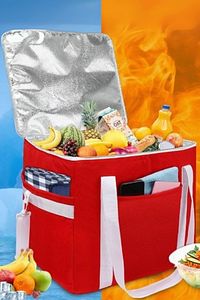 Kamp Piknik Termos Çanta 30 Litre Kırmızı 36 X 31 X 31 Cm ürün fotoğrafı