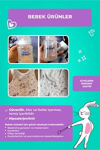 Çamaşır Ve Yüzey Için Çok Amaçlı Oksijenli Toz Leke Çıkarıcı ve beyazlatıcı 3'lü Paket 3 X 800 gr ürün fotoğrafı