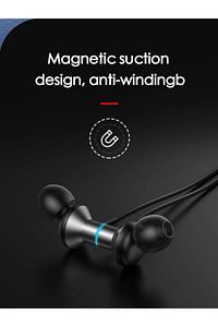 HE05 Bluetooth 5.0 Chip Kulaklik Kablosuz Stereo Spor Manyetik Kulaklik Su Geçirmez Kulaklik ürün fotoğrafı
