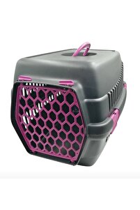 Kedi,tavşan,köpek Taşıma Kafesi Puseti (PEMBE VEYA KIRMIZI BOX) 49*30*34 Cm ürün fotoğrafı