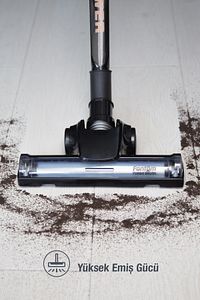 Pratic Aır Power P 1250 Siyah Torbasız Dönebilen Turbo Başlıklı Dikey Süpürge ürün fotoğrafı