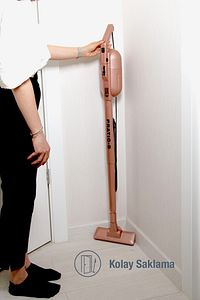 Pratıc-s P1200 Toz Torbasız Dikey Elektrik Süpürgesi Rose Gold ürün fotoğrafı