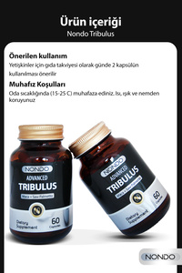 Tribulus 60 Kapsül ( Demir Dikeni, Tribulus Terrestris Saw Palmetto Kore Ginseng Ginko Biloba ) ürün fotoğrafı