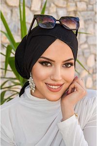 Siyah Çapraz Bone / Siyah Çapraz Deniz - Havuz Bonesi ürün fotoğrafı