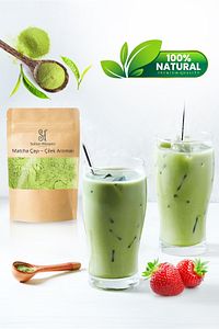 Matcha Premium Japanese Çilek Aromalı Detox Çayı 125 gr ürün fotoğrafı