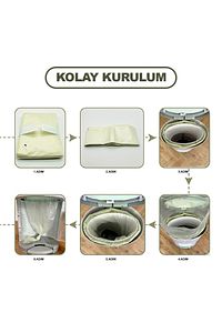 16l Uyumlu Yerli Malı Çöp Poşeti - 3 Paket - 1500 Adet Bebek Bezi Kapasitesi ürün fotoğrafı