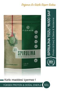 Organik Spırulına Tozu / Powder 50 gr ürün fotoğrafı
