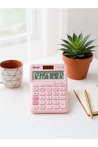 Nd-10p Pastel Pembe Hesap Makinesi ürün fotoğrafı