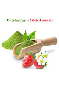 Matcha Premium Japanese Çilek Aromalı Detox Çayı 125 gr ürün fotoğrafı
