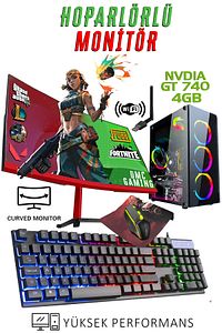 N90x (GTA 5) I7-860,16gb Ram,256gb Ssd,4gb Gt740 Ekran Kartı,24"curved Oyuncu Masaüstü Bilgisayar ürün fotoğrafı