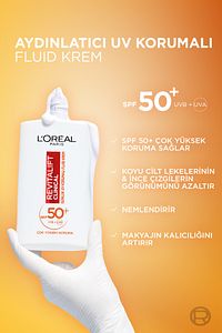 L'oréal Paris Revitalift Clinical Spf 50 Günlük Yüksek Uv Korumalı Yüz Güneş Kremi 50ml ürün fotoğrafı