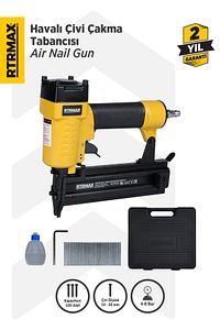 Rtm0135 Havalı Çivi Çakma Tabancası 10-50 Mm Çantalı ürün fotoğrafı