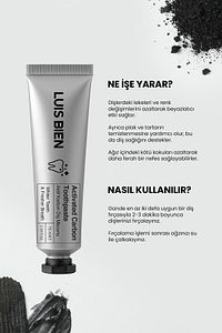 Diş Beyazlatma Seti | Aktif Karbonlu | Çay, Kahve ve Sigara Lekesi Karşıtı | Plak Önleyici ürün fotoğrafı