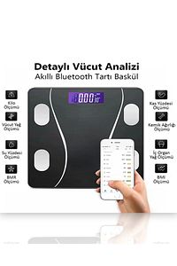 Supscale Dijital Baskül Yağ Su Kas Vücut Kitle Endeksi Kilo Ölçer Tartı ürün fotoğrafı