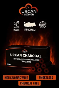 Urcan Charcoal Briket Mangal Kömürü %100 Fındık Kabuğu ürün fotoğrafı