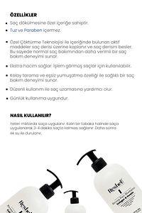 Saç Dökülmesi Bakım Şampuanı At Kuyruğu Özlü Tuzsuz Kolajen Ve Keratin Katkılı 500 ml ürün fotoğrafı