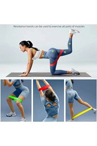 5 Li Set Aerobik Bandı Fitness Egzersiz Plates Direnç Lastiği Crossfit Kas Germe Ve Jimnastik Seti ürün fotoğrafı