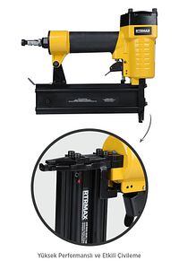 Rtm0135 Havalı Çivi Çakma Tabancası 10-50 Mm Çantalı ürün fotoğrafı