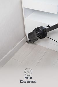 Magic P3000 Toz Torbasız Dikey Süpürge Siyah ürün fotoğrafı