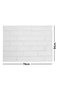 70x54cm(0,38M2) Tezgah Arası Kendinden Yapışkanlı Duvar Kağıdı Esnek Köpük Paneli 3d Boyutlu Beyaz ürün fotoğrafı