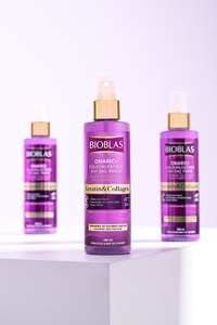 Keratin Kolajen Sıvı Saç Kremi 200 Ml - Onarıcı, Dolgunlaştırıcı, Kolay Tarama ürün fotoğrafı