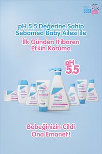 Baby pH 5.5 Göz Yakmayan Formül Nemlendirici Etkili Papatya Özütlü Bebek Şampuanı 500 ml ürün fotoğrafı