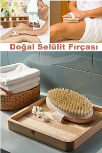 Doğal At Kılı Selülit Fırçası ürün fotoğrafı