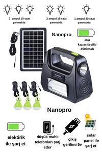 Solar Güneş Enerjili Aydınlatma Sistemi ürün fotoğrafı