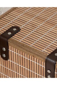 Hardwood Saklama Kutusu 33x23x20 Cm Kahve ürün fotoğrafı